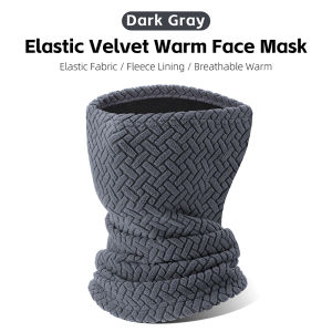 West Biking | WEST BIKING Winter Cycling Scarf Elastic Velvet Fleece Face Mask Windproof Neck Warmer Thermal Bandana Headband Sports Gear