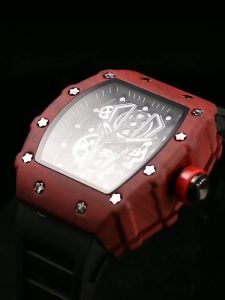 Jam Tangan Pria Mewah King VIRUS: Tahan Air & Tahan Goresan