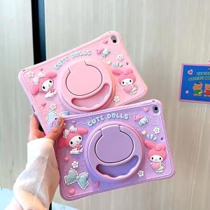 Softcase Tablet Anak Ipad 10.2 | Ipad Pro 9.7 | Ipad Air 2 | Ipad Air 4 | 11 Pro Melody Soft Case Casing Silikon Tablet Anak Stand Putar Casing Holder
