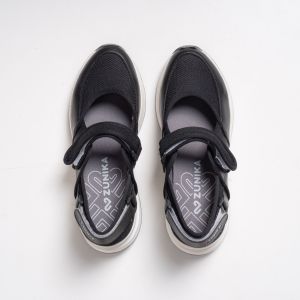 Zunika Yumna Sepatu Slip On Wanita Cewek Perempuan Premium Korea Korean Style Velcro Strap