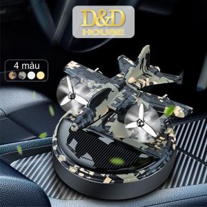 Sáp thơm trang trí táp lô xe hơi ô tô mô hình máy bay CM năng lượng mặt trời