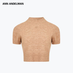 ANN ANDELMAN | High Collar Slim Fit Wool Sweater