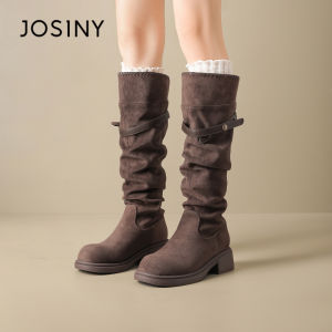 Josiny | Vintage Folded Style Womens Boots