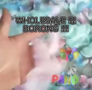 [PANDA] 100pcs Color Feather Bulu for Transparent Clear Bubble Bobo Balloon Belon Filling DIY Birthday Decoration