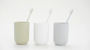 [ส่งไว จากไทย] Kokoro Home แก้วใส่แปรงสีฟัน แก้วน้ำ 350ml | ใช้ในห้องน้ำ วางแปรง/ยาสีฟัน   ดีไซน์เรียบหรู มินิมอล มีสีเลือก 3สี  MB146