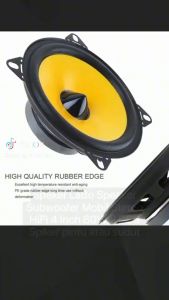 COD KIRIM CEPAT LaBo 2 PCS Speaker Pintu Mobil Full Bass Subwoofer Stereo HiFi 4 Inch 60W LB-PS1401D