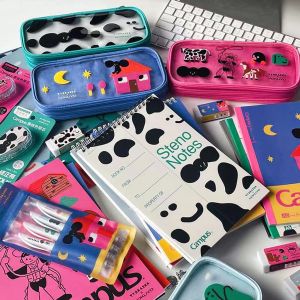 KOKUYO | Limited Edition Correction Tape Notebook Pencil Case Neutral Pen Set