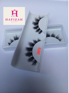 HAFIZAH Bulu Mata Tiga Dimensi 3D07s isi 1 Pasang Satuan Gratis Tutup Mika size shot