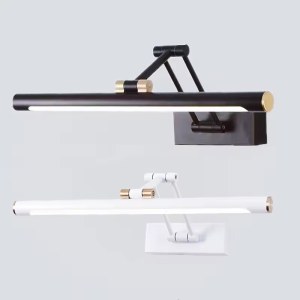 Bathroom Mirror Headlight Collapsible Adjustable Wall Light Washbasin Bathroom Mirror Cabinet LED Makeup Mirror Headlight