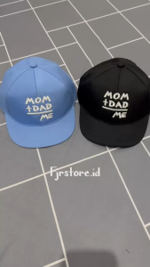 Topi Anak Laki-Laki Perempuan 8 Bulan - 5 Tahun Motif Bordir MomDad Brooklyn Terbaru Korea Style