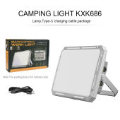 LED Camping Tent Light: Rechargeable Searchlight & High Power Outdoor Emergency Lighting