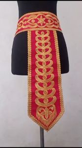 Renda Bordir Sabuk Tari Motif Kalung Kostum Karnaval