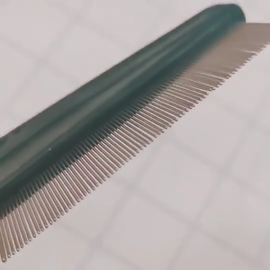 Sisir Kutu Panjang Jarum Halus Stainless Steel Sisir Serit Bulu Rambut Kucing Anjing Anti Kutu