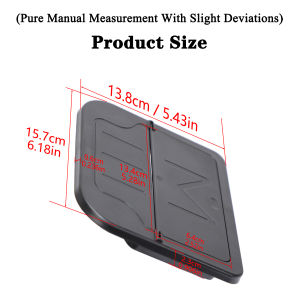 Center Console Armrest Hidden Compartment Storage Box for Tesla Model 3 2023+ Organizer Secret Container Interior Accessories