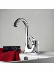 Vòi Nước Bếp Cong Dài Nóng & Lạnh