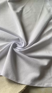 Vải Đũi Xốp Trắng Lỗi Dơ - Chất Mỏng Vừa Khổ 1m46 Đàn Hồi 2 Chiều - May Đầm Áo Kiểu Tập May