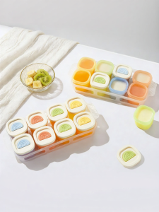 Beeshum | Baby Food Freezer Tray Silicone Portioning Box Steaming Mold