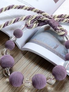 Thắt Lưng Rèm Tinh Tế Thủ Công Bằng Hạt Pha Lê Thời Trang Rèm Cửa Phong Cách Hiện Đại Giản Dị