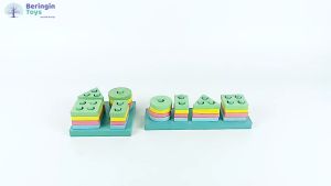 Beringin Toys Macaroon Color Shape Set Puzzle / Mainan Puzzle Anak / Mainan Edukasi Anak / 3D Puzzle