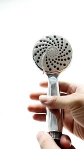 Hand Shower 1 Set Kran+Selang Kamar Mandi Bahan Stainless Dan Abs Chrome HS-79 + G-6 + JS-20