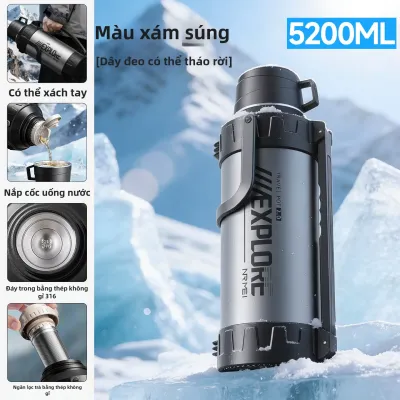 nRMEi | Bình Giữ Nhiệt Dung Tích Lớn Giữ Nóng 72 Giờ