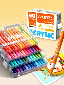 Marie’s | Bút Dấu 24 Màu Có Thể Giặt Được Không Tràn Lên Nhau