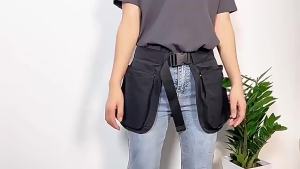 Adjustable Waist Portable Belt Bag for Electrician Carpenter Outdoor Tool Pouch Woodwork Gardening Plumbing Tool Storage Organiz