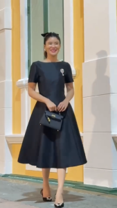 ชุดดำ ชุดไปงานราชพิธี ชุดดำสุภาพ