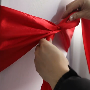 【3 วันจัดส่ง】  ริบบิ้น เก้าอี้ อนาคต เก้าอี้แต่งงาน ริบบิ้น หรูหรา ริบบิ้น ผ้า ผ้าคลุมเก้าอี้