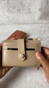 2025 New Simple Fashionable Womens Wallet with Integrated Multiple Card Slots & Buckle Closure Compact Everyday Carry Organizer