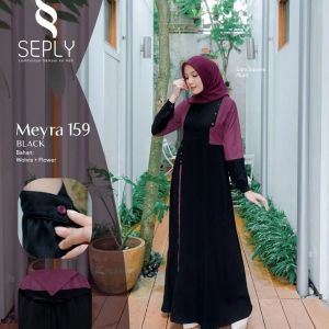 Gamis Terbaru Seply Series Meyra Collection & best seller Lubi