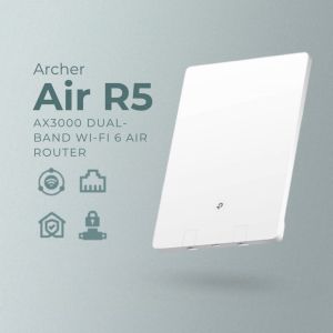 TP-Link Archer Air R5 AX3000 Dual-Band Wi-Fi 6 Air Router