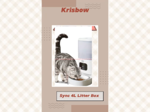Krisbow Sync 4L: Alat Tempat Makan Hewan Kucing & Anjing yang Dapat Dikendalikan dengan Smartphone