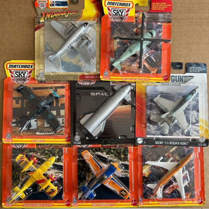 Helicoptere Enfant, 6pcs Aircraft Toys Set, Alloy Airplane Model