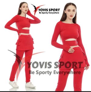 Celana Panjang Rok Saku Wanita Ayu Tingting Yovis Sport Be Sporty Everywhere