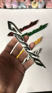 EMBLEM MOTOR HONDA GENIO VARIASI HURUF TIMBUL 3D BAHAN FIBERGLASS