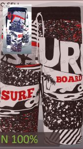 Celana santai pria katun printing Distro