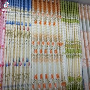 Rèm cửa in hoa Cửa chính Màn cửa sổ