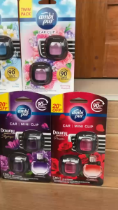 แพ็คคู่ ambipur car mini clip 2.2 ml น้ำหอมในรถยนต์ 6 กลิ่นพร้อมส่ง