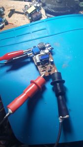 adaptor mini 1 amper 2 output 5v dan 12v