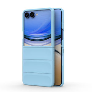 szhaiyu | Shockproof Soft Liquid Silicone Phone Case For Samsung Galaxy Z Flip 4 5 6 7 8 7FE Anti-Scratch Drop Protective Cover Slim Thin