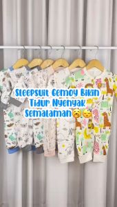Jumper Jumpsuit Jumsuit Panjang Bayi Baju Tidur Bayi Anak BC-071 SM-907 Piyama Bayi Setelan Baju Bayi Lengan Panjang Laki Laki Perempuan Cewek Cowok Murah
