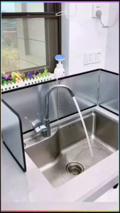 Tấm Chắn Dầu Mỡ INOX Chống Gỉ Dụng Cụ Nhà Bếp Chắn Dầu Gió Cho Bếp Ga Bằng Inox 304 Dày Dặn