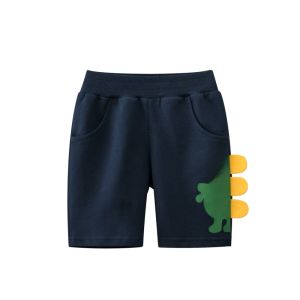 27Kids Korean Style Pure Cotton Summer Pants Thin Baby Boys Shorts Five-Quarter Length Non-Fleece Mid-Waist Casual Trousers