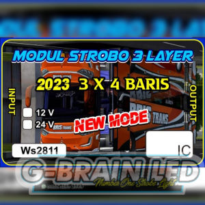 MODUL STROBO 3LAYER 4BARIS 12V/24V