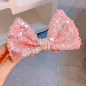 ใหม่ขนาดใหญ่ประกาย 3d ผีเสื้อคลิปผมสําหรับสาว Mermaid Princess Crown อุปกรณ์เสริมผมเด็กอุปกรณ์เสริมแฟชั่น