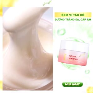 [Mới-Trắng hơn] Kem Dưỡng Trắng Da Mặt Mờ Thâm Chống Lão Hóa Vi Tảo Đỏ Trắng Hồng Tự Nhiên GUO 30g