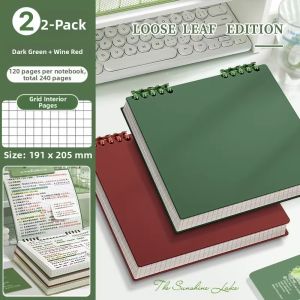 Aesthetic Comfortable Detachable Spiral Notebook