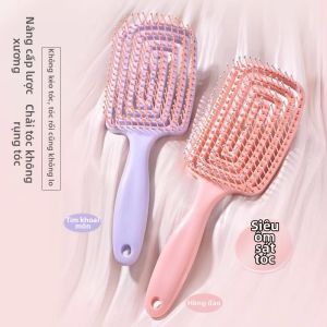 DIANJIXIONG | Lược Đánh Phồng Tạo Kiểu cho Tóc Dài Phụ Nữ Massage và Tạo Hình