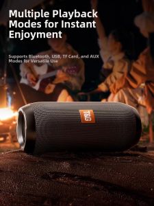 WOMINGTE | Wireless Bluetooth Speaker Portable Waterproof with Heavy Bass TF Card and USB Flash Drive Support